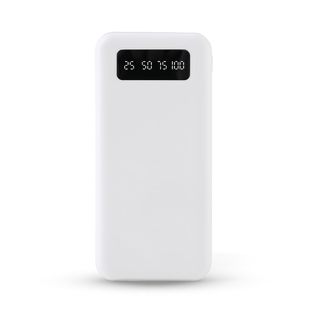 🔋⚡ 15000mAh Power Bank – LED Display | Fast Charging | 🖤🤍 Sleek Design