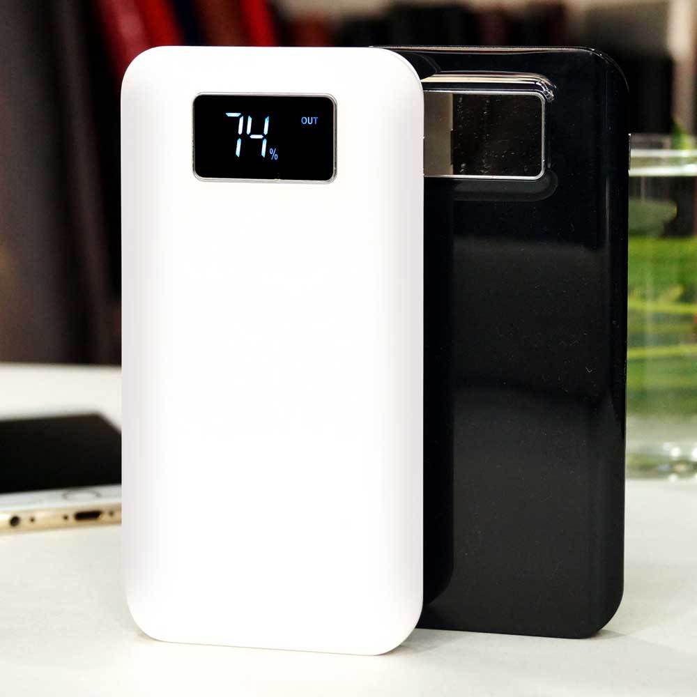 🔋⚡ 15000mAh Power Bank – LED Display | Fast Charging | 🖤🤍 Sleek Design