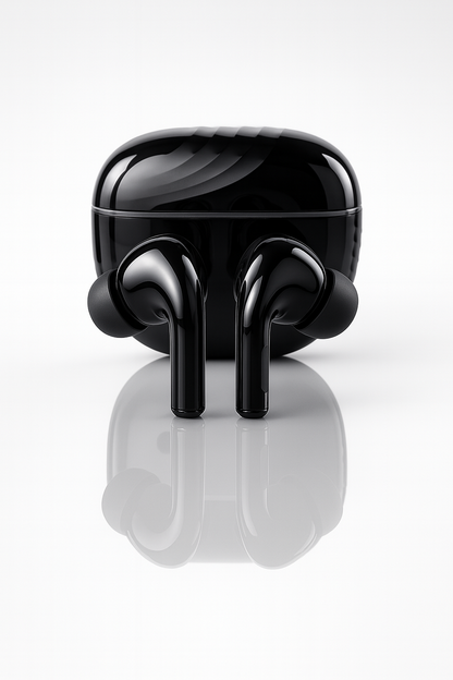 Pure Black Earbuds with Deep Bass, Quad Mic & 48H Playback - @Just Rs. 499/-
