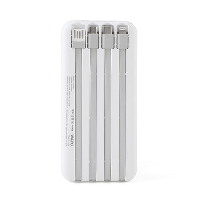 🔋⚡ 15000mAh Power Bank – LED Display | Fast Charging | 🖤🤍 Sleek Design