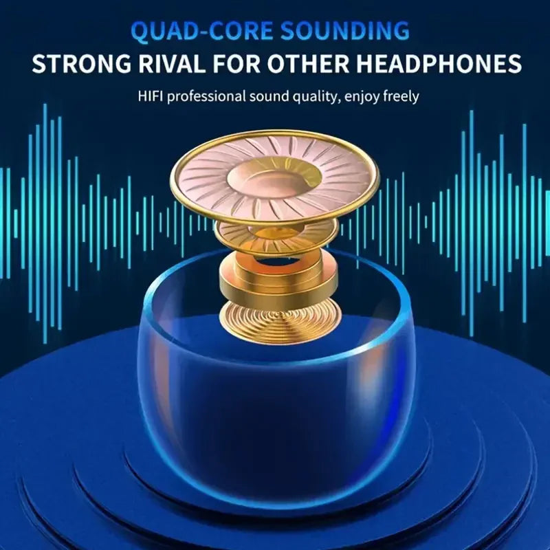 Wireless Bluetooth Cable Earbud M10 With Multifuncational Data Cable Set
