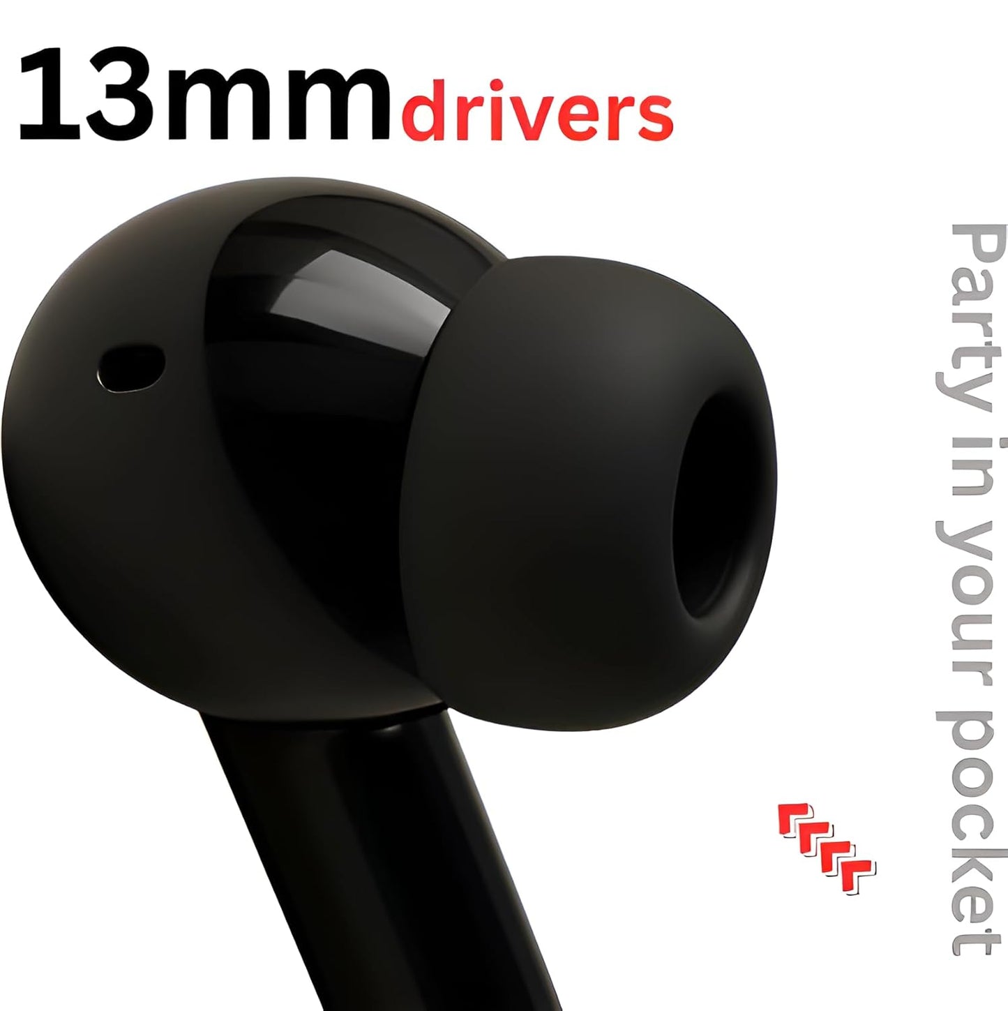 Pro 2 Wireless Bluetooth Earbuds with Deep Bass & Smart Touch Control