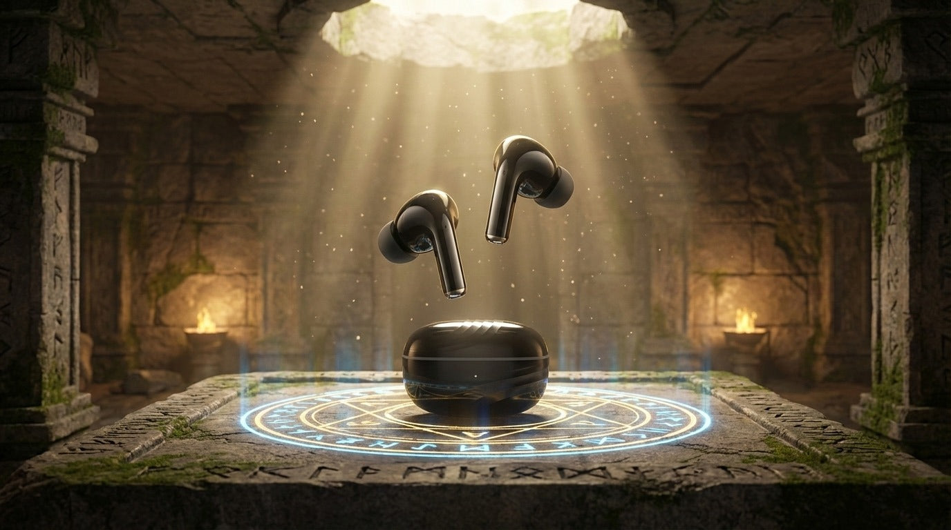 Pure Black Earbuds with Deep Bass, Quad Mic & 48H Playback - @Just Rs. 499/-