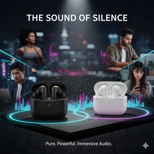 Pro 2 Wireless Bluetooth Earbuds with Deep Bass & Smart Touch Control