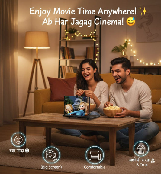 Magnifier Projector Phone Stand Holder Screen Magnifying