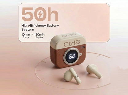 Ctrl8_Q86_Retro Camera Design Portable TWS Wireless Earbuds